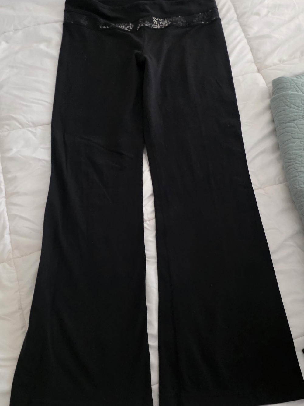 lululemon athletica Black Boot Cut Flare Pants Size 10